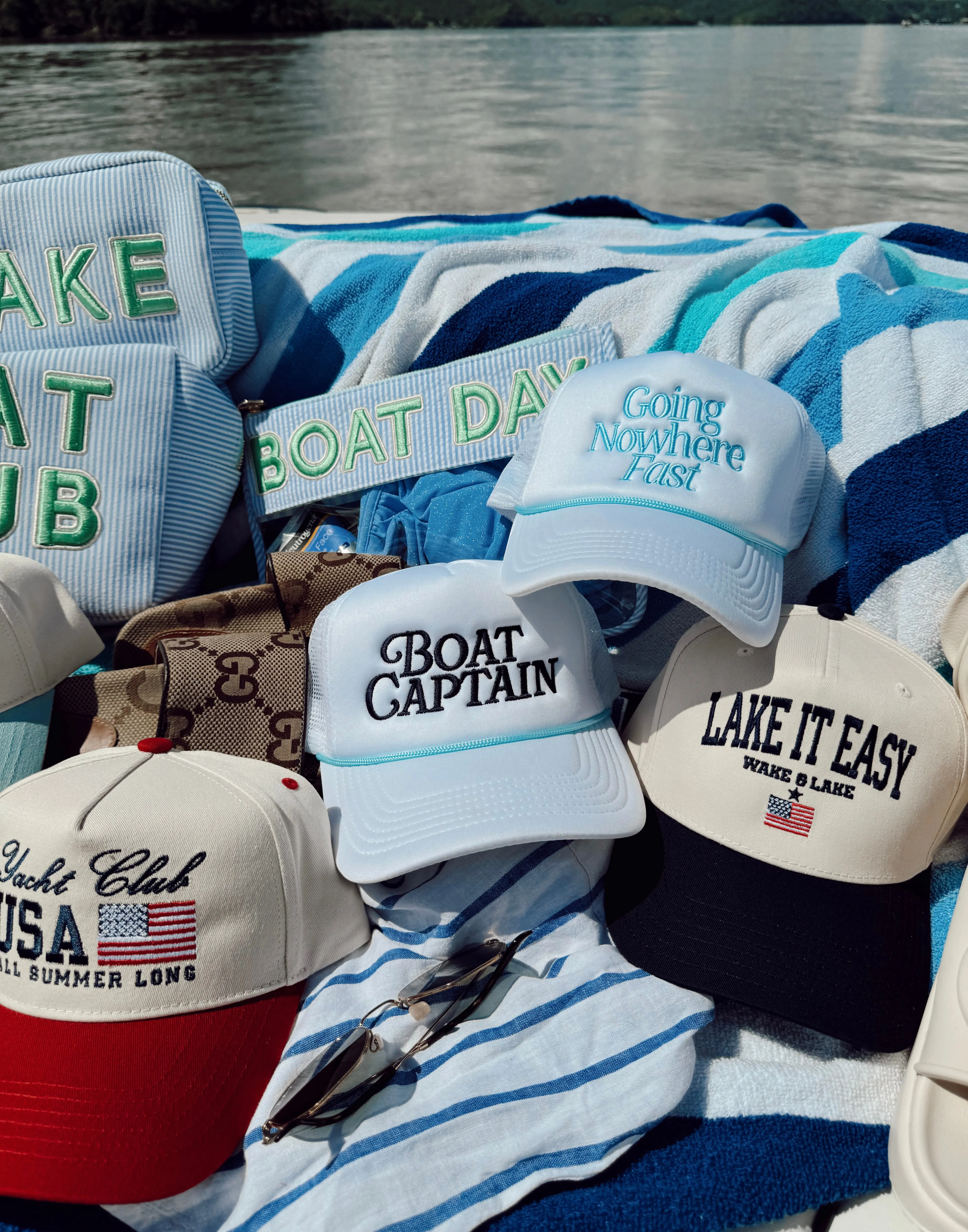 Going Nowhere Fast - White Foam Trucker Hat sold by Buddy Love product image thumbnail 2