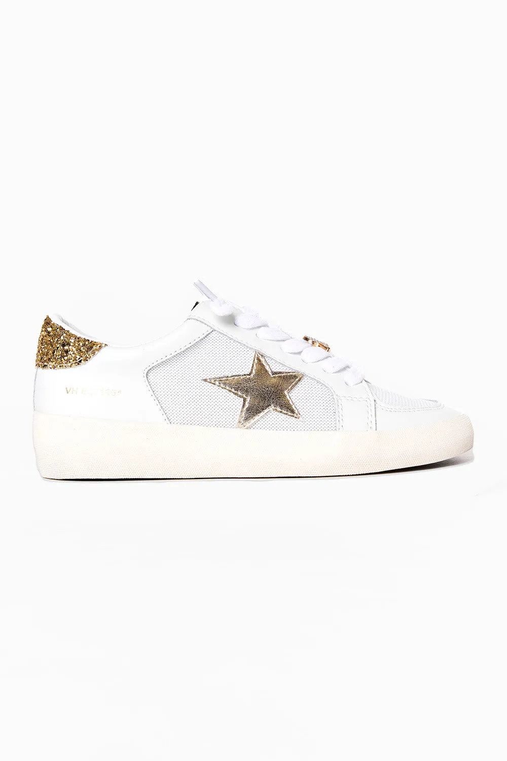Reflex Sneaker - White/Gold sold by Buddy Love