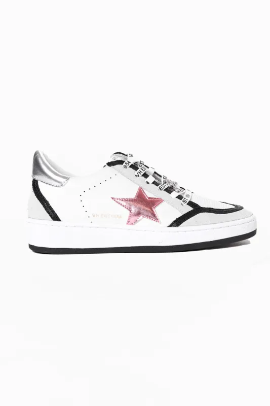 Denisse Sneaker - Pink/Silver sold by Buddy Love