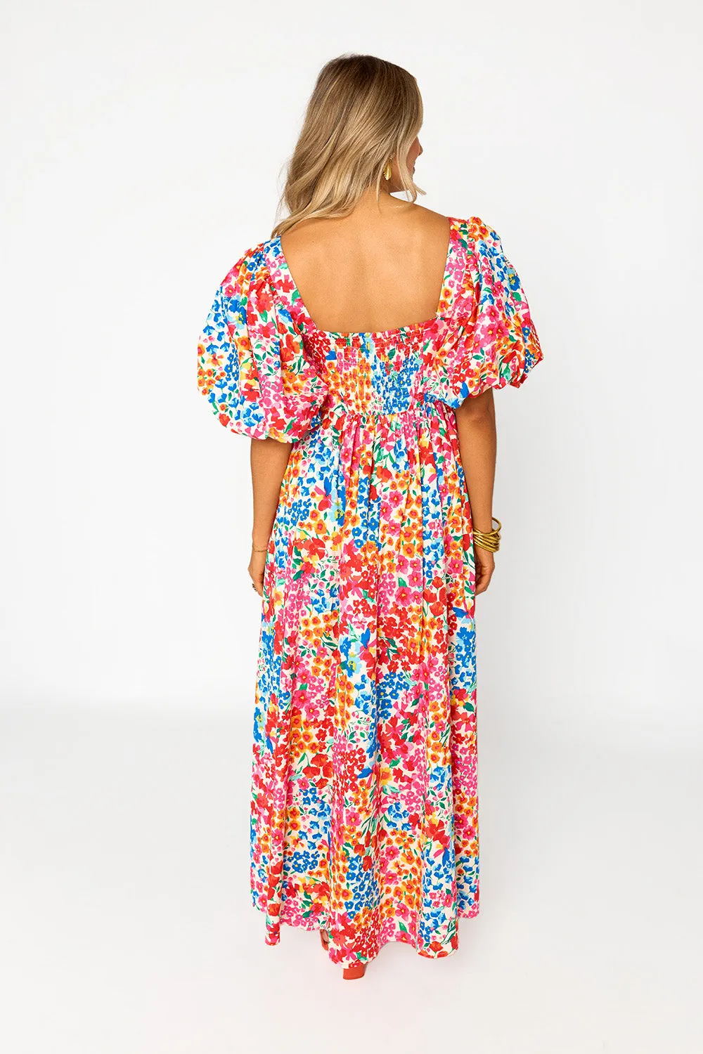 Jacqueline Sweetheart Neckline Midi Dress - Berry Blue sold by Buddy Love product image thumbnail 5