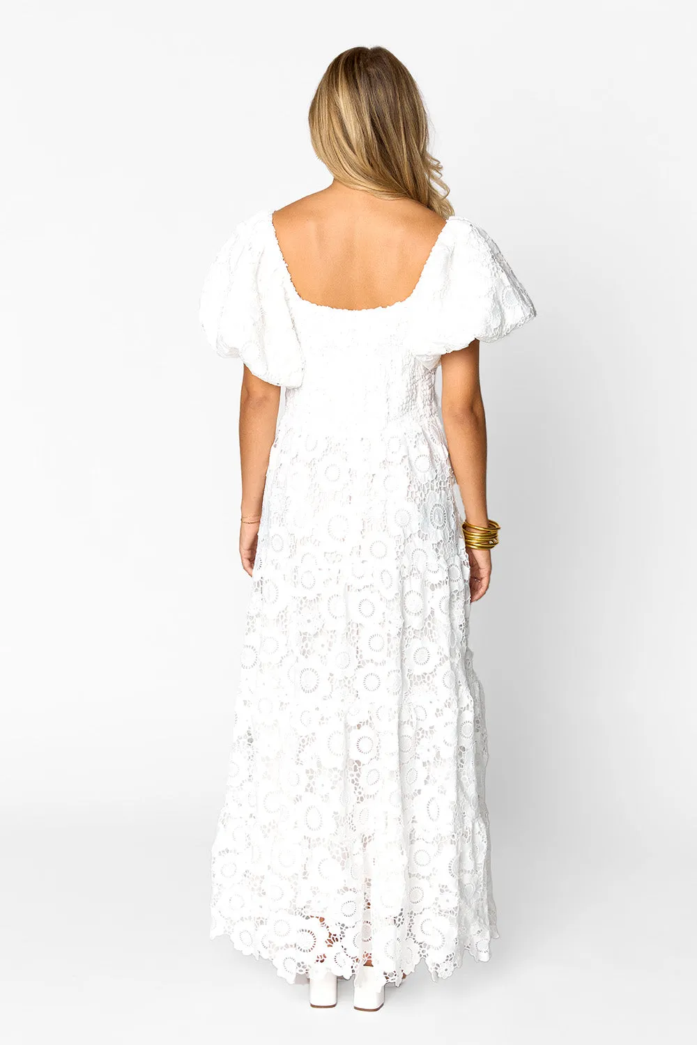 Juno Puff Sleeve Maxi Dress - Atlantic sold by Buddy Love product image thumbnail 5