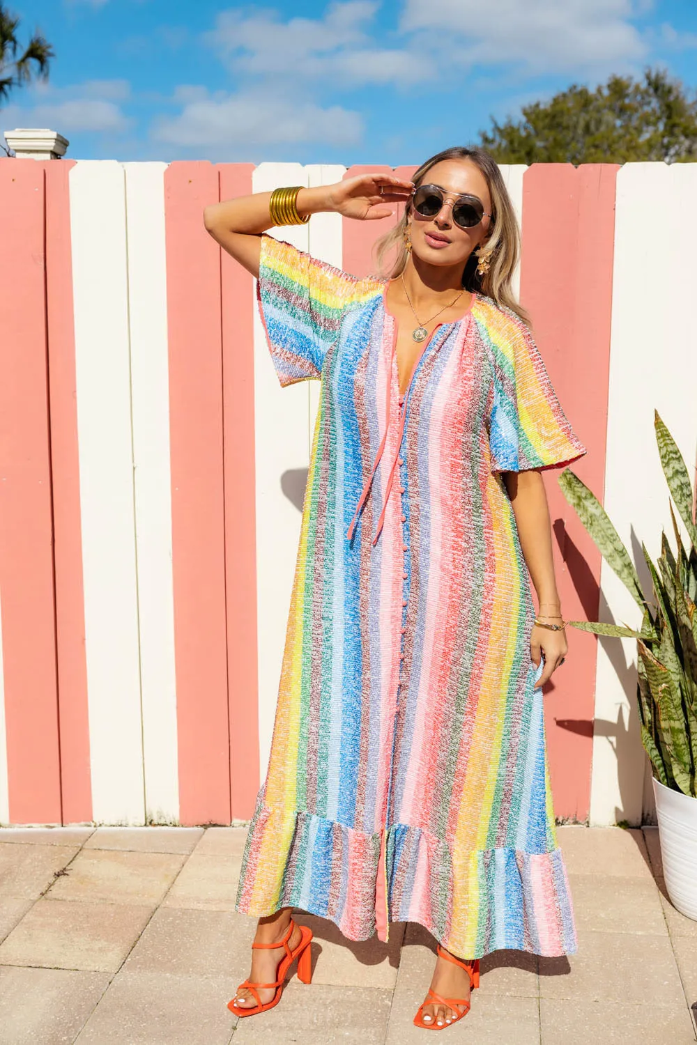 Tullah Caftan Maxi Dress - Enchanting sold by Buddy Love product image thumbnail 2