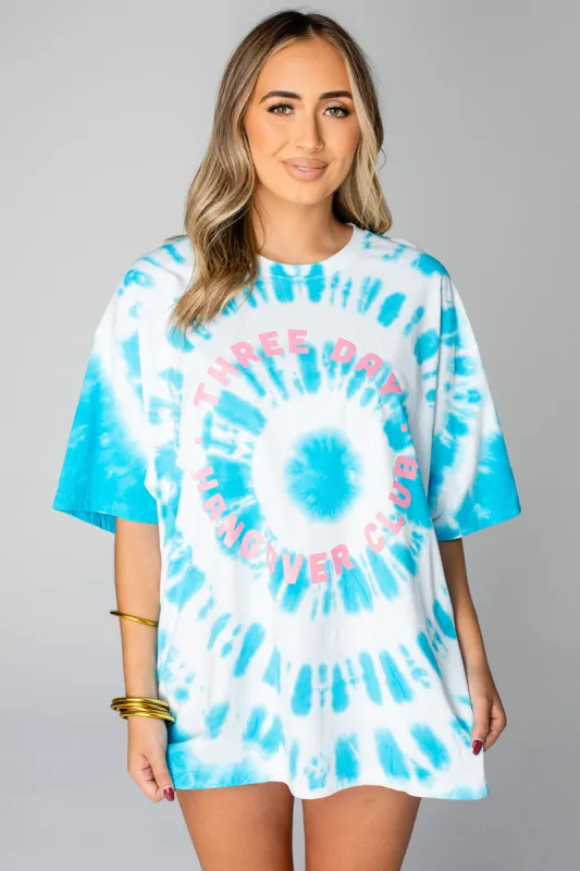 Cloud Tie-Dye Oversized Graphic Tee - Hangover Club sold by Buddy Love