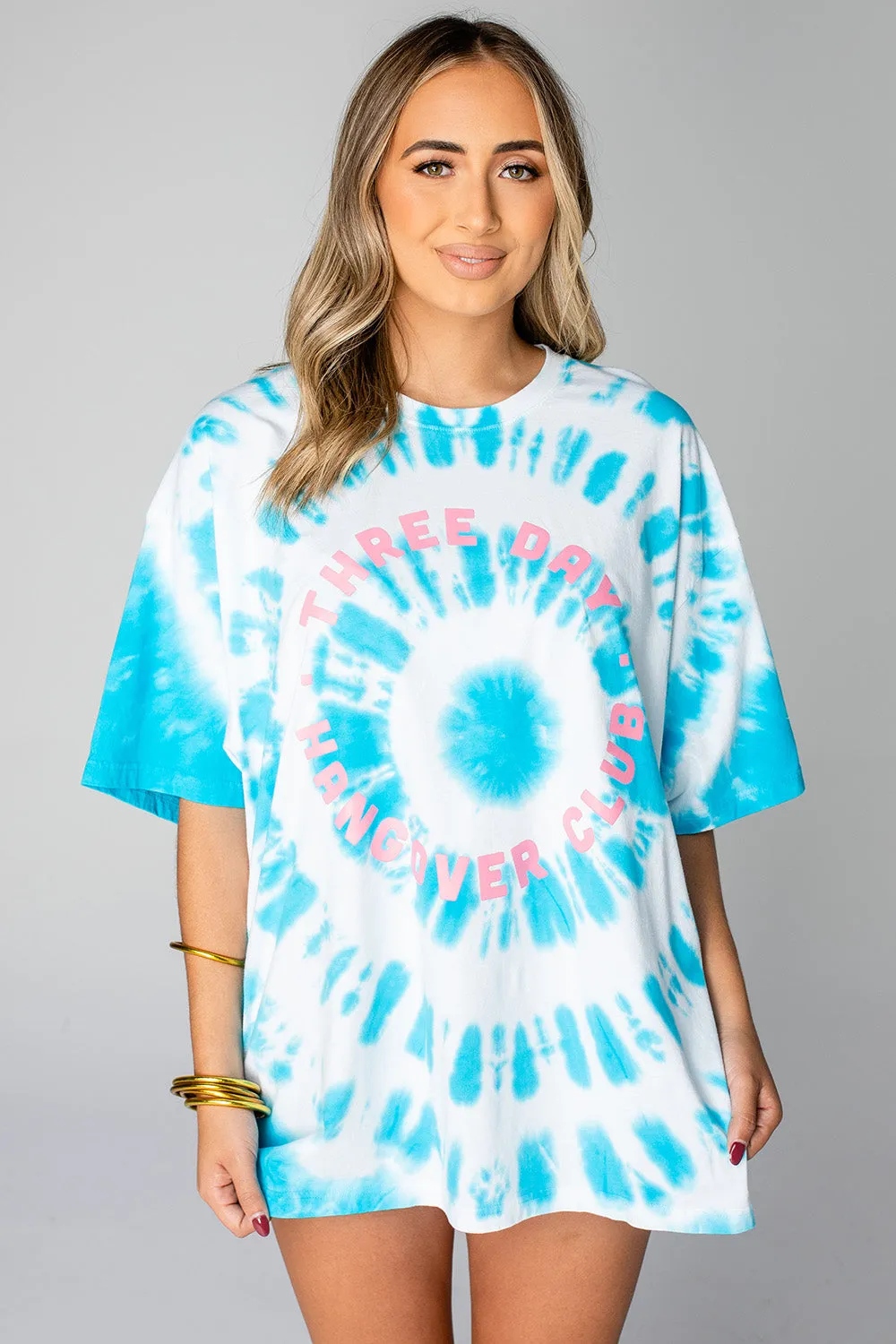 Cloud Tie-Dye Oversized Graphic Tee - Hangover Club sold by Buddy Love