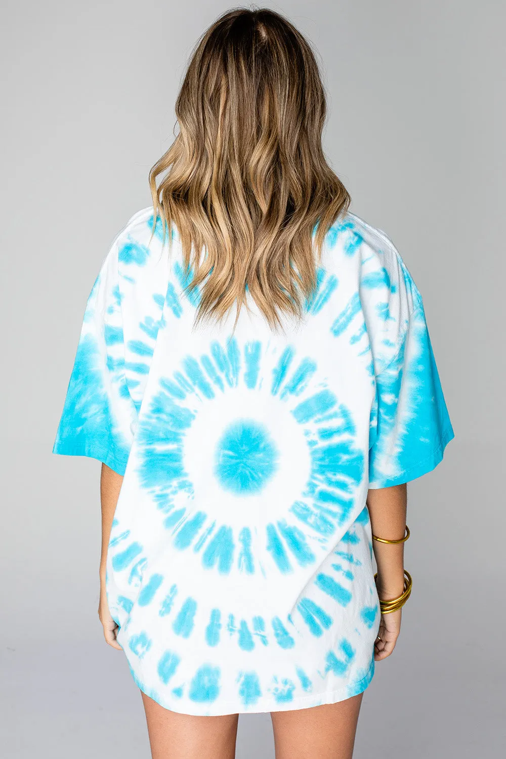 Cloud Tie-Dye Oversized Graphic Tee - Hangover Club sold by Buddy Love product image thumbnail 3