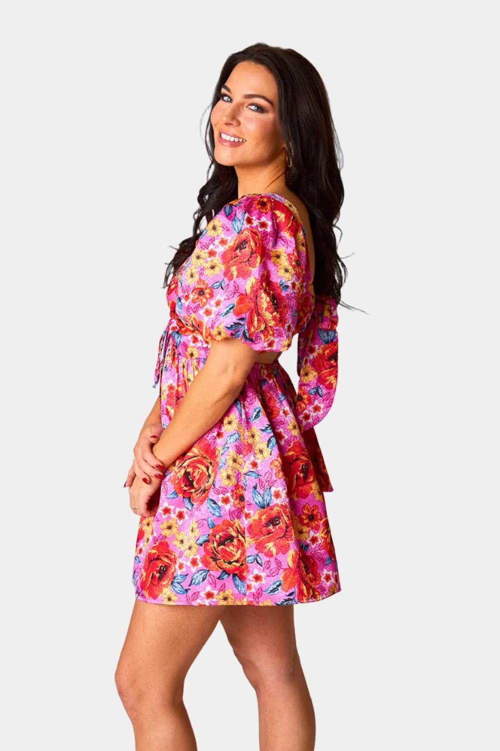 Hannah Elastic Waist Mini Dress - Daisy Days sold by Buddy Love product image thumbnail 4