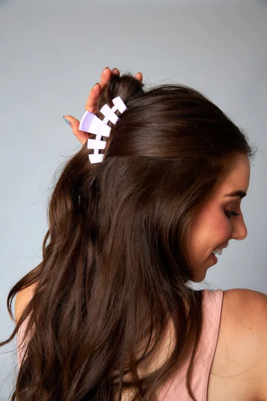 Teleties Medium Hair Clip - Lilac sold by Buddy Love