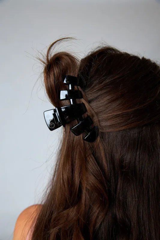 Teleties Medium Hair Clip - Jet Black sold by Buddy Love