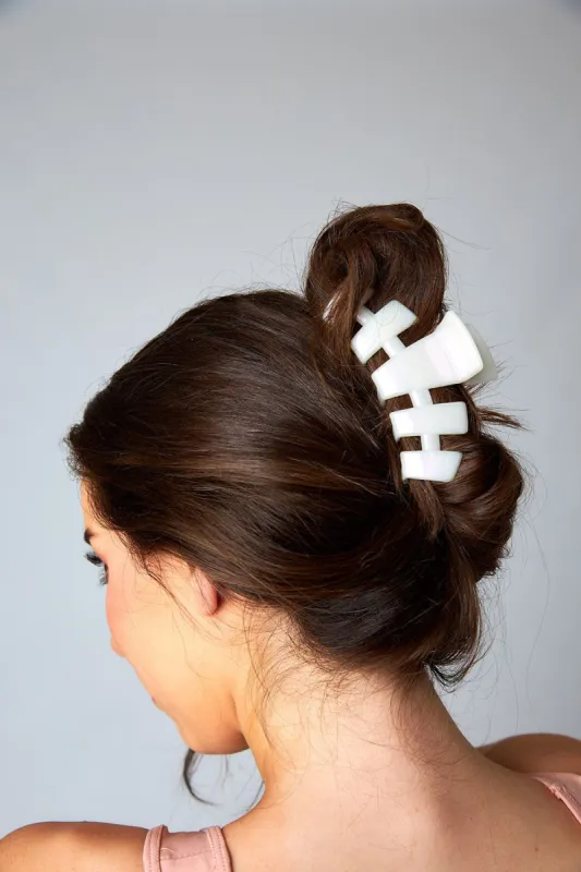 Teleties Large Hair Clip - Peppermint sold by Buddy Love