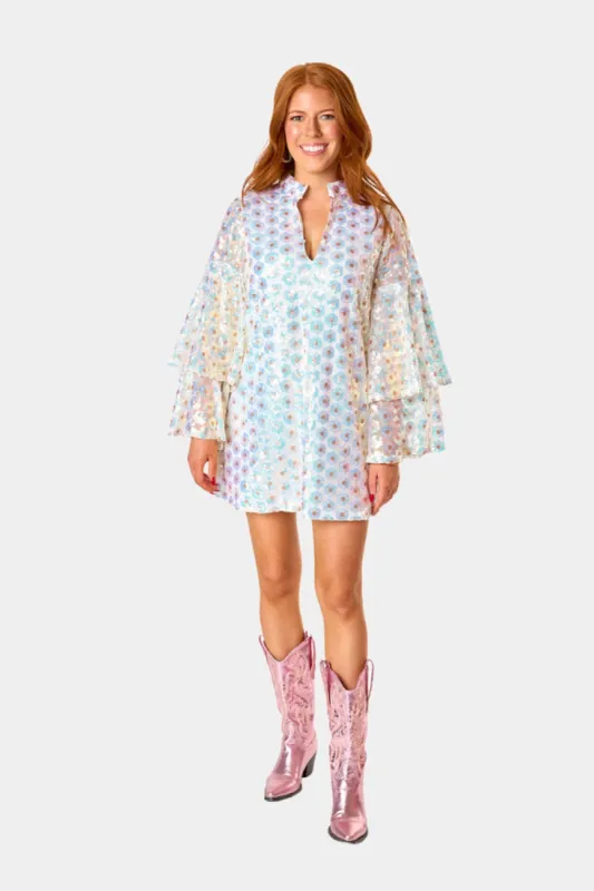 Gayle Long Sleeve Mini Dress - Top Notch sold by Buddy Love