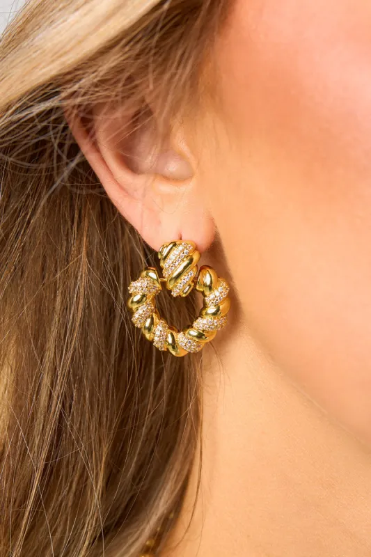 True Heart Earring - Gold sold by Buddy Love