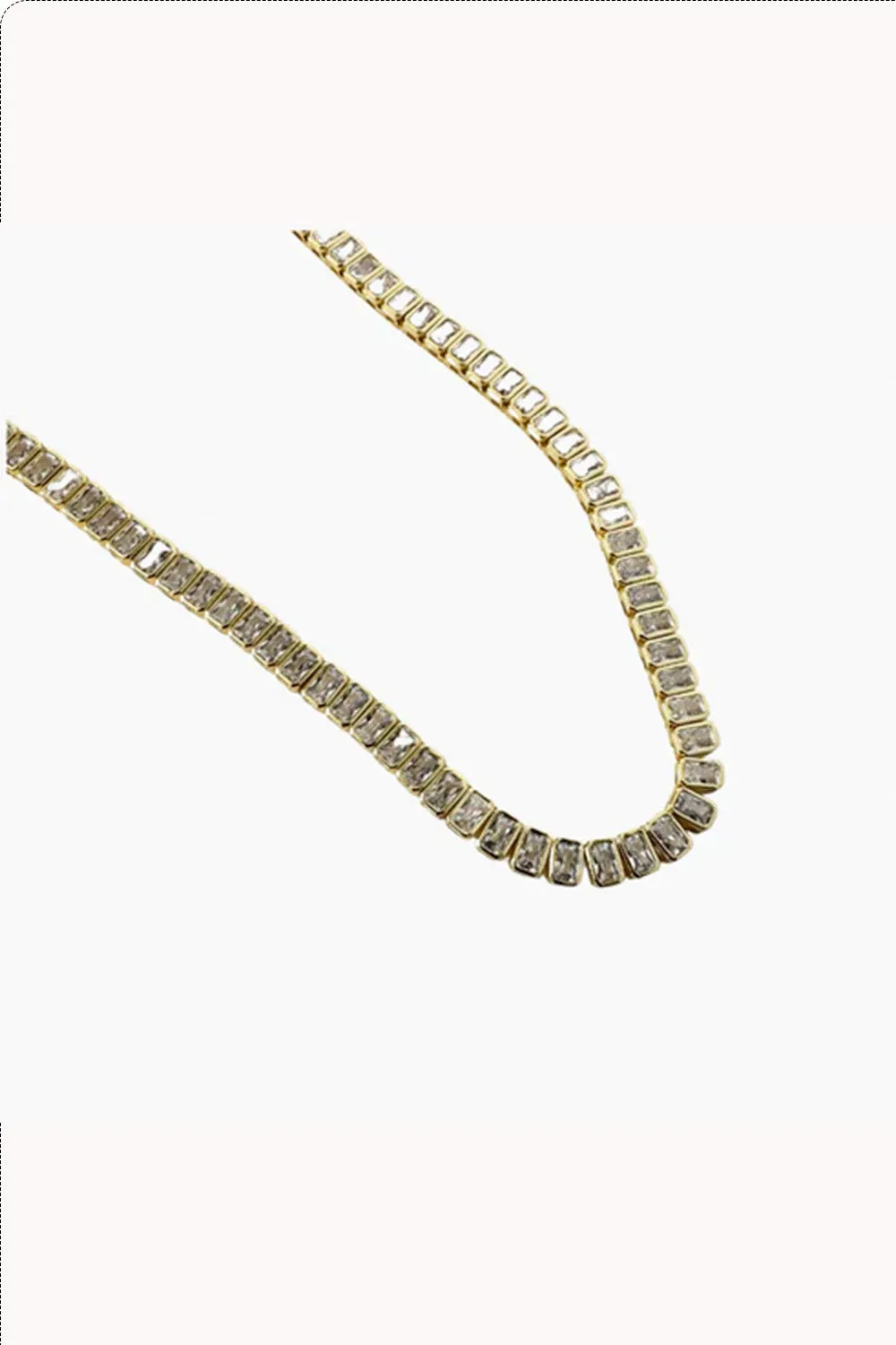 Eve Tennis Necklace - Gold sold by Buddy Love product image thumbnail 2