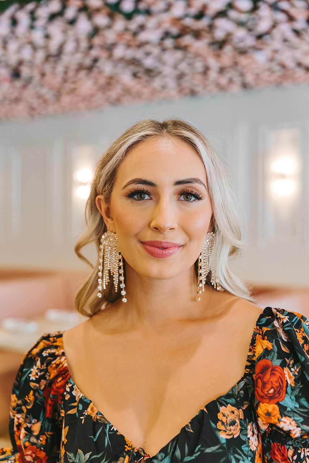 Chandelier Crystal Earrings - Gold sold by Buddy Love product image thumbnail 3