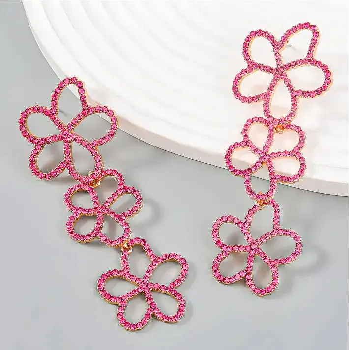 Reagan Earrings - Pink sold by Buddy Love product image thumbnail 2