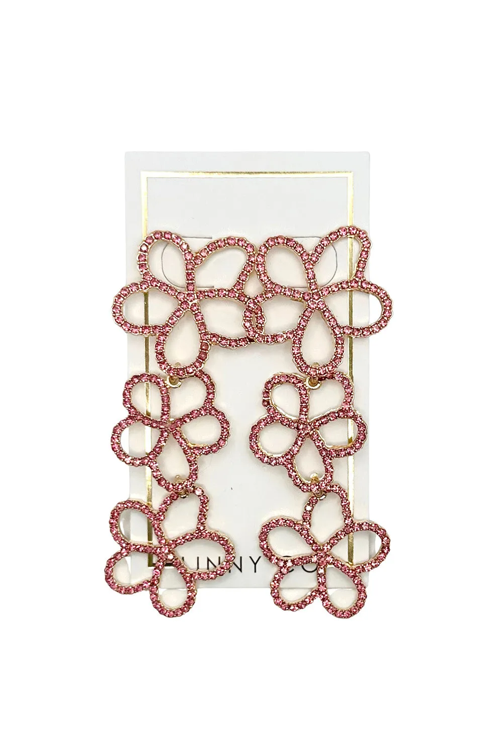 Reagan Earrings - Pink sold by Buddy Love product image thumbnail 4