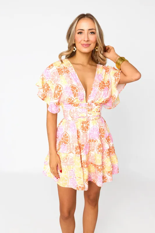 Jacey Tiered Mini Dress - Pucker sold by Buddy Love