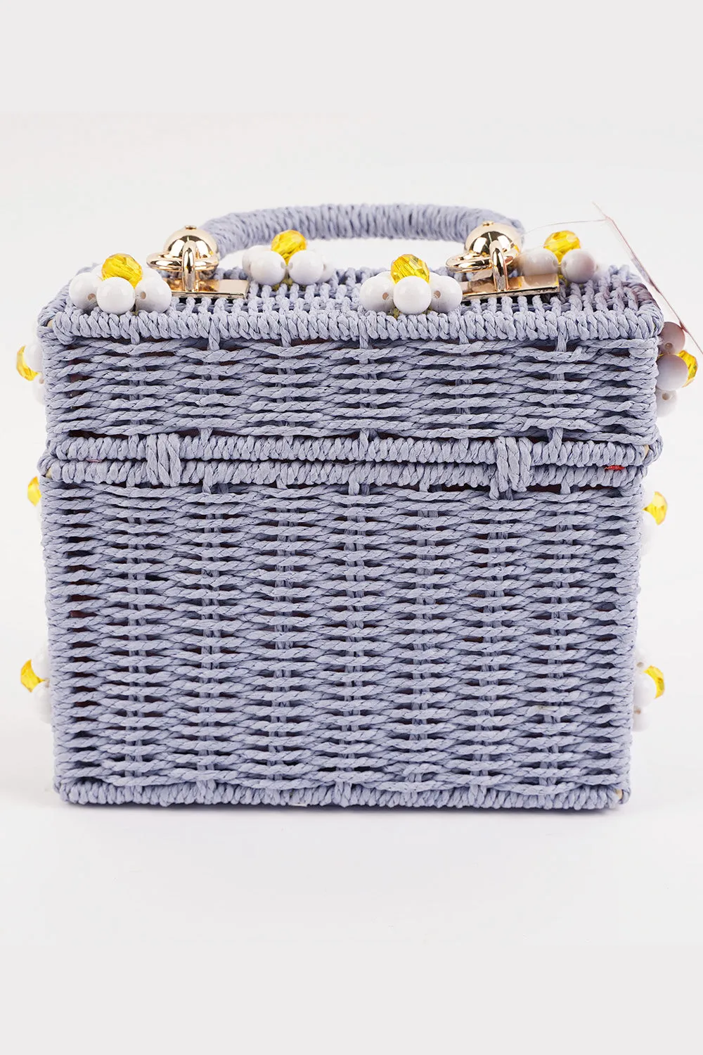 Daisy Bag - Light Blue + White sold by Buddy Love product image thumbnail 4