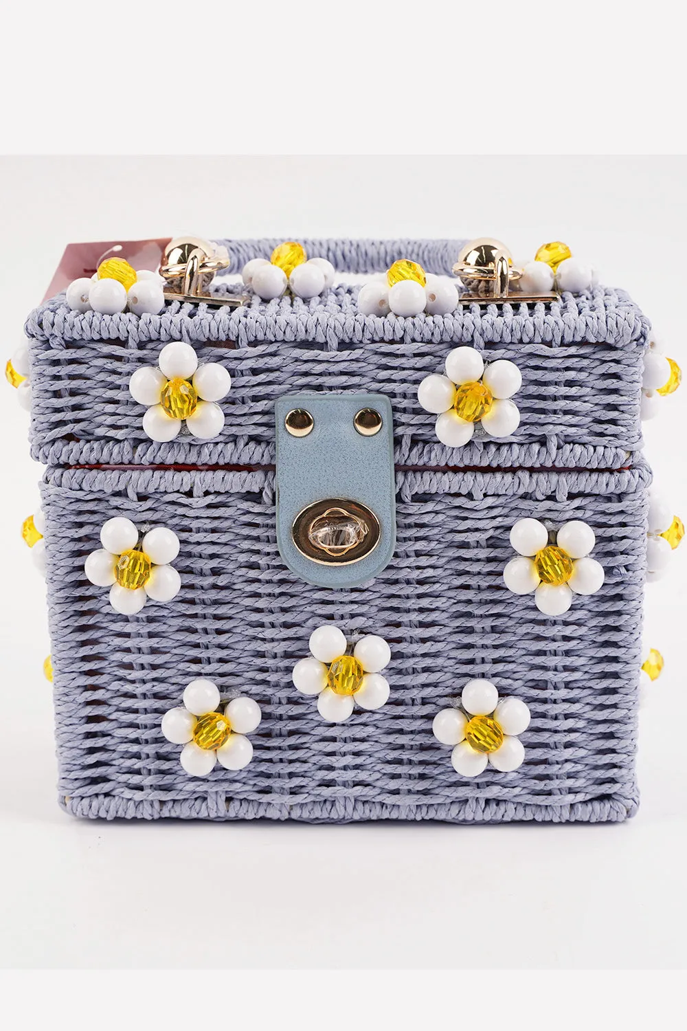 Daisy Bag - Light Blue + White sold by Buddy Love product image thumbnail 2