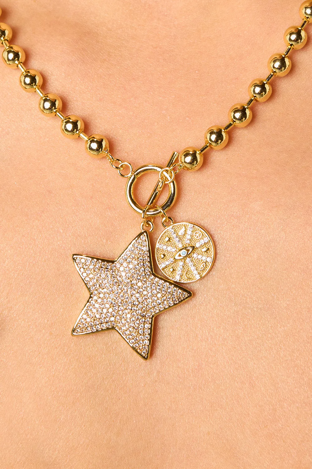 Elise Star Necklace - Gold sold by Buddy Love