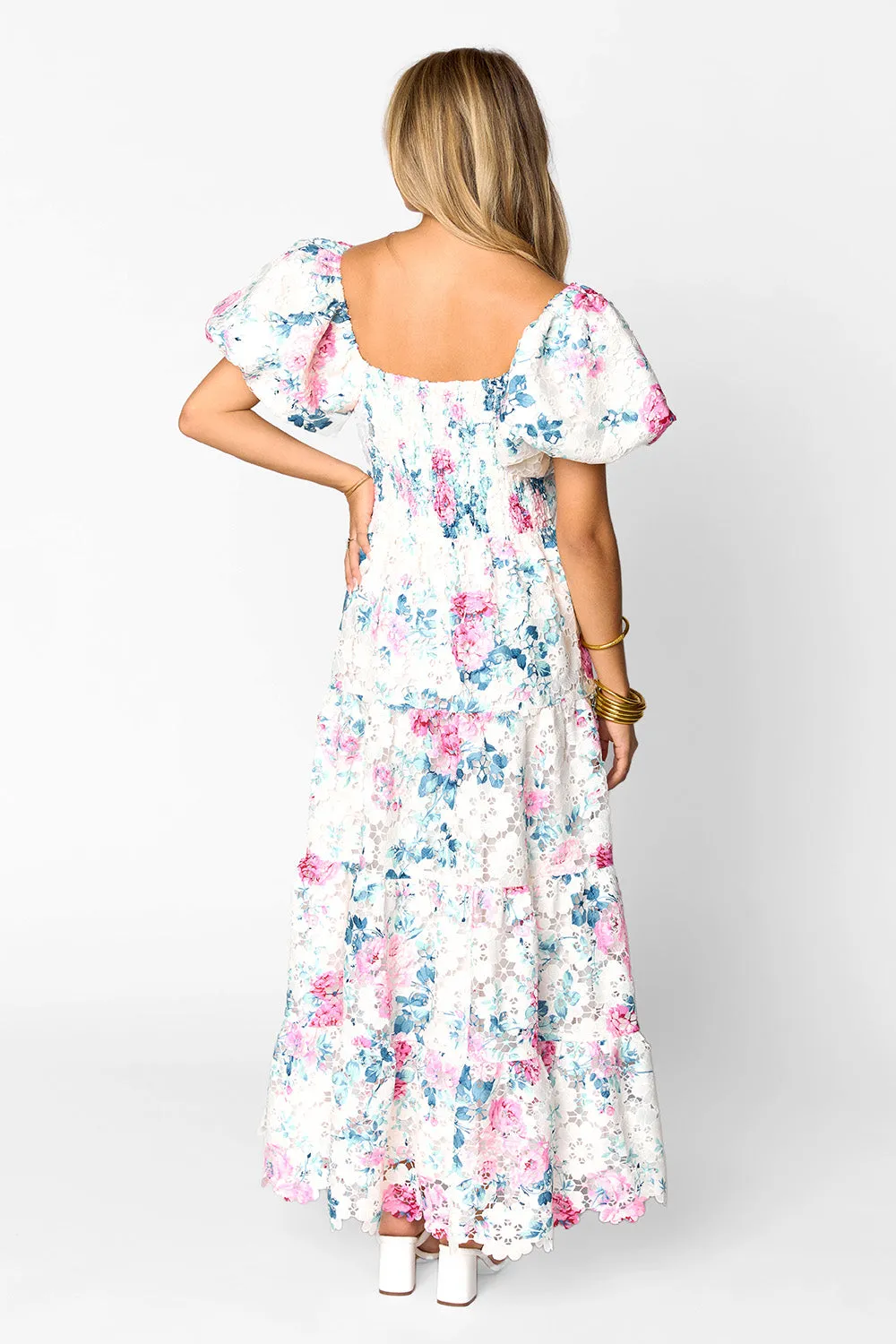 Juno Puff Sleeve Maxi Dress - Del Mar sold by Buddy Love product image thumbnail 5