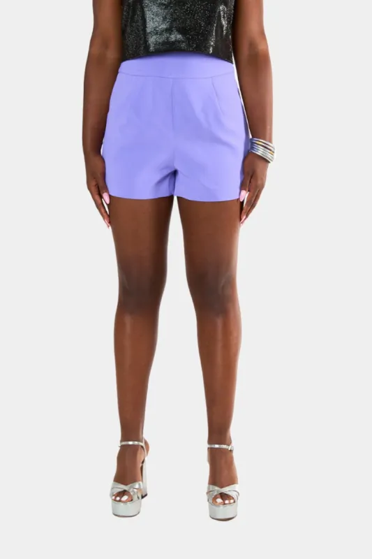 Renzo High-Waisted Shorts - Purple sold by Buddy Love