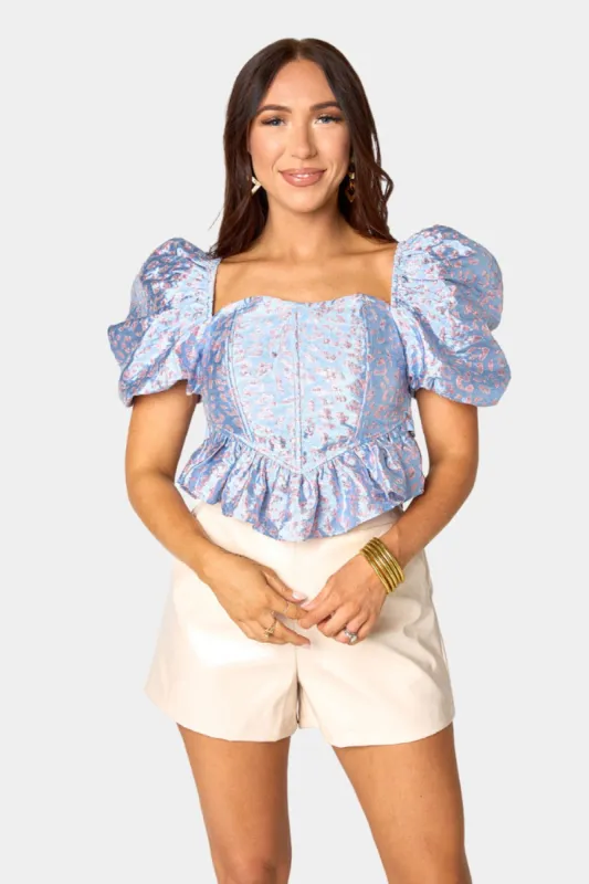 Chloe Bustier Top - Spotted sold by Buddy Love