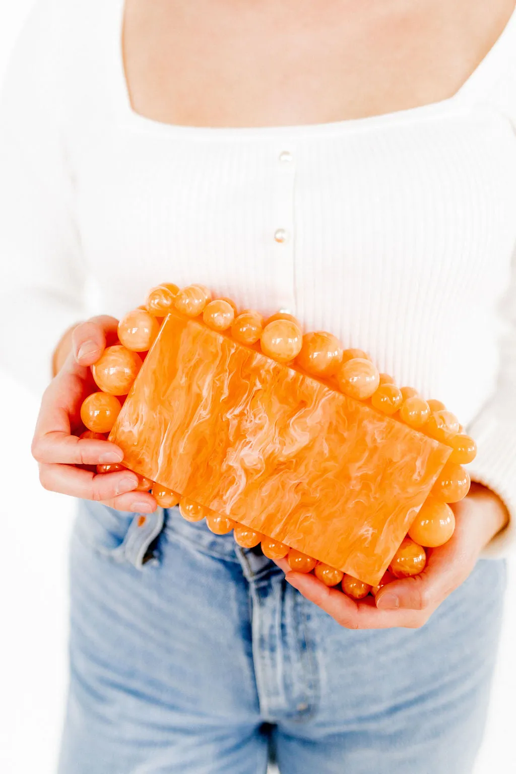Daphne Clutch - Orange sold by Buddy Love product image thumbnail 5