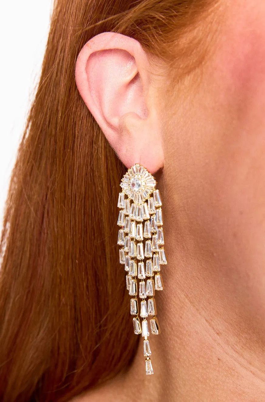 Glam Earrings - Gold sold by Buddy Love