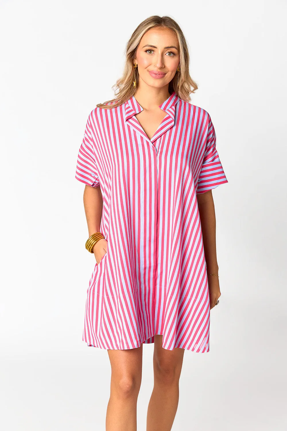 Stevie Shirt Dress - Lychee sold by Buddy Love product image thumbnail 2