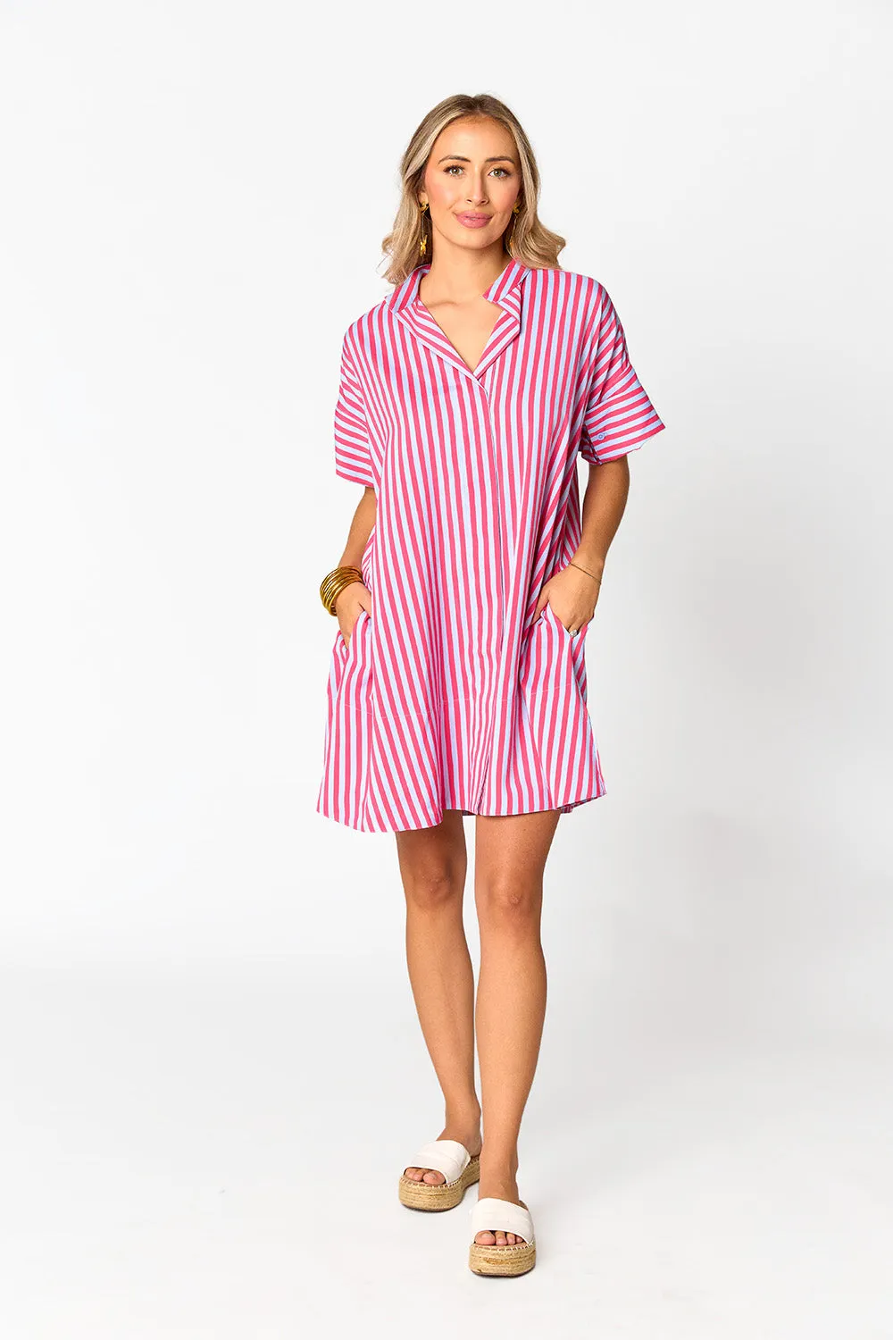 Stevie Shirt Dress - Lychee sold by Buddy Love product image thumbnail 5
