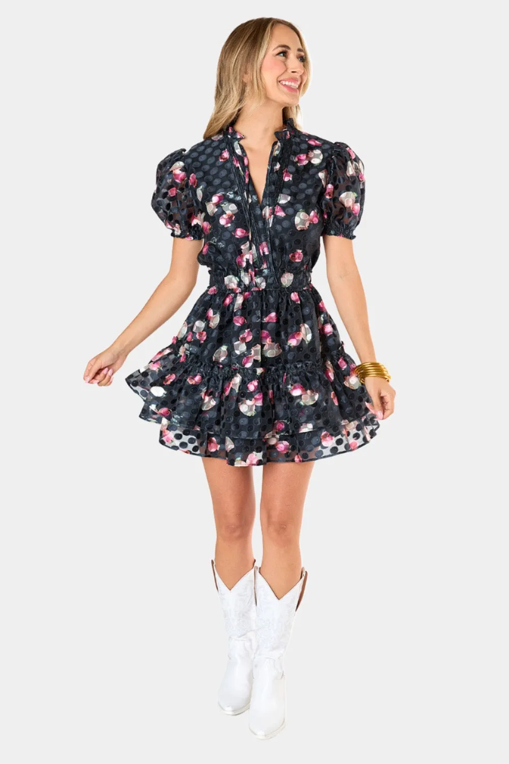 Clementine Elastic Waist Mini Dress - Twilight sold by Buddy Love