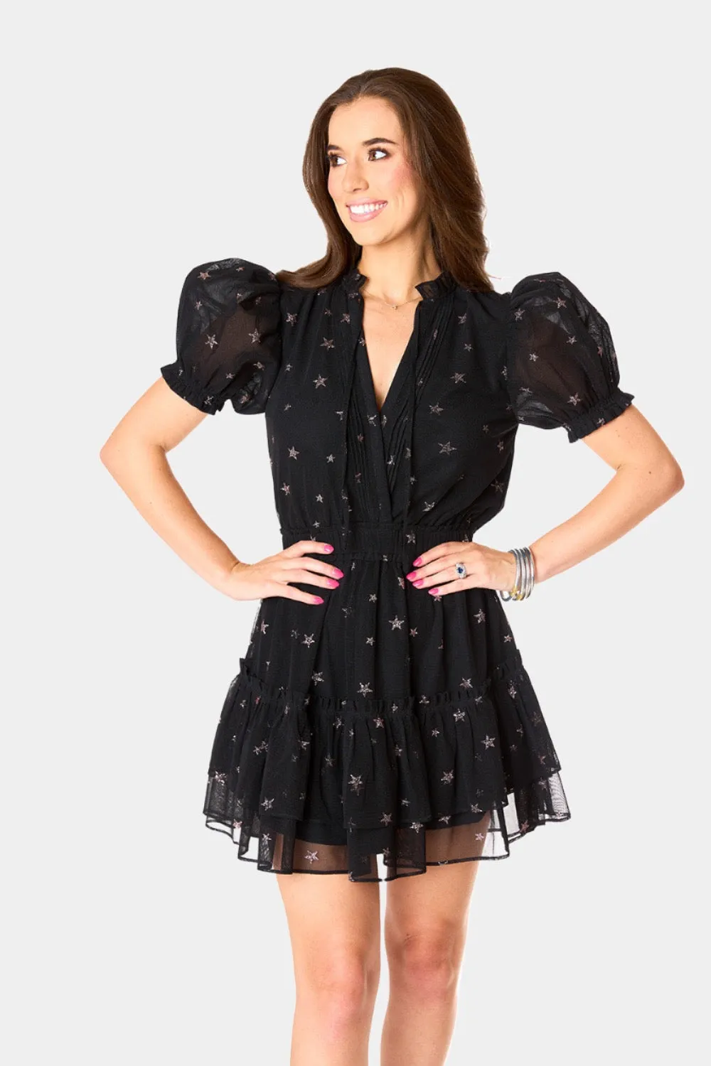 Clementine Elastic Waist Mini Dress - Comet sold by Buddy Love