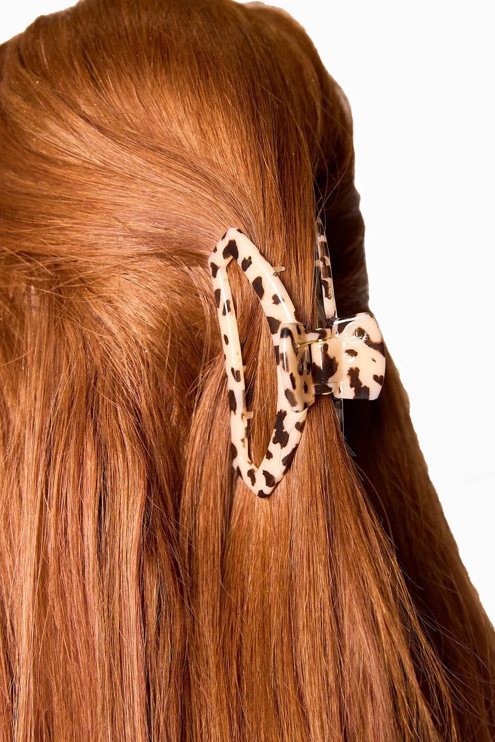 Teleties Medium Open Hair Clip - Blonde Tortoise sold by Buddy Love product image thumbnail 2