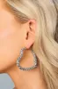 Crystal Heart Earrings - Silver sold by Buddy Love