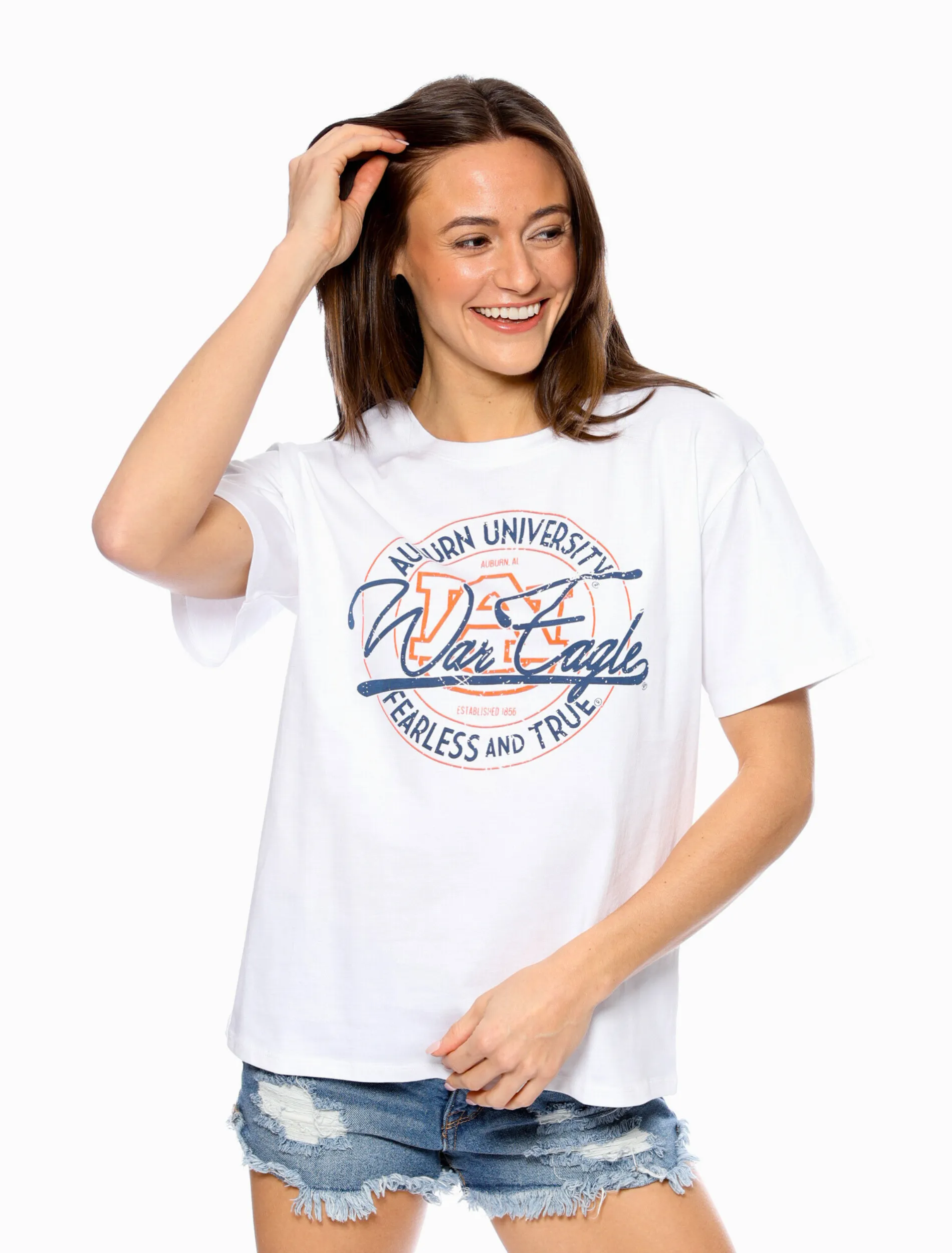 The Auburn Classic Boyfriend Tee sold by Buddy Love