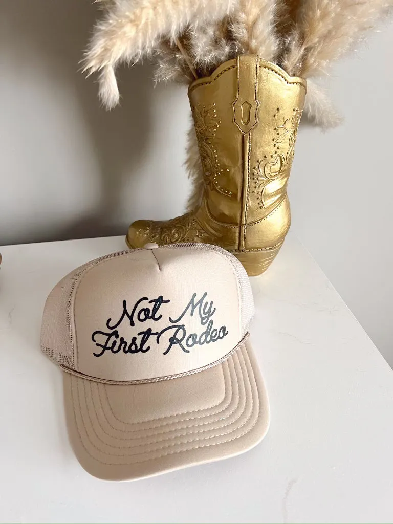 Not My First Rodeo Trucker Hat sold by Buddy Love product image thumbnail 2