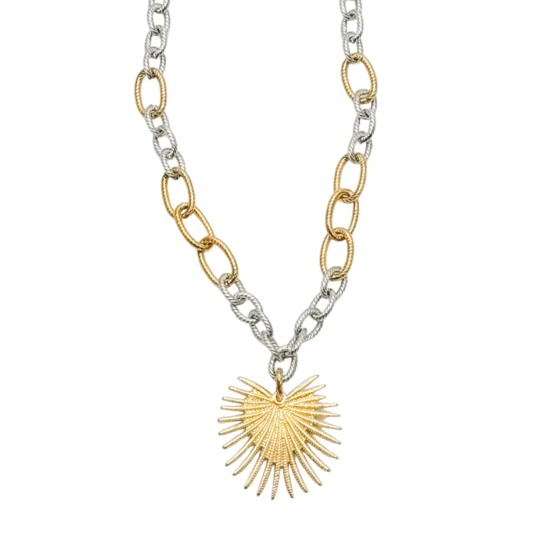 Pegasus Necklace in Mixed Metals sold by Buddy Love