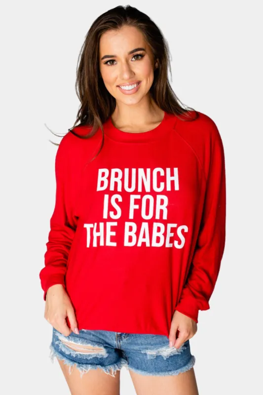 Gene Graphic Sweatshirt - Brunch is for the Babes sold by Buddy Love