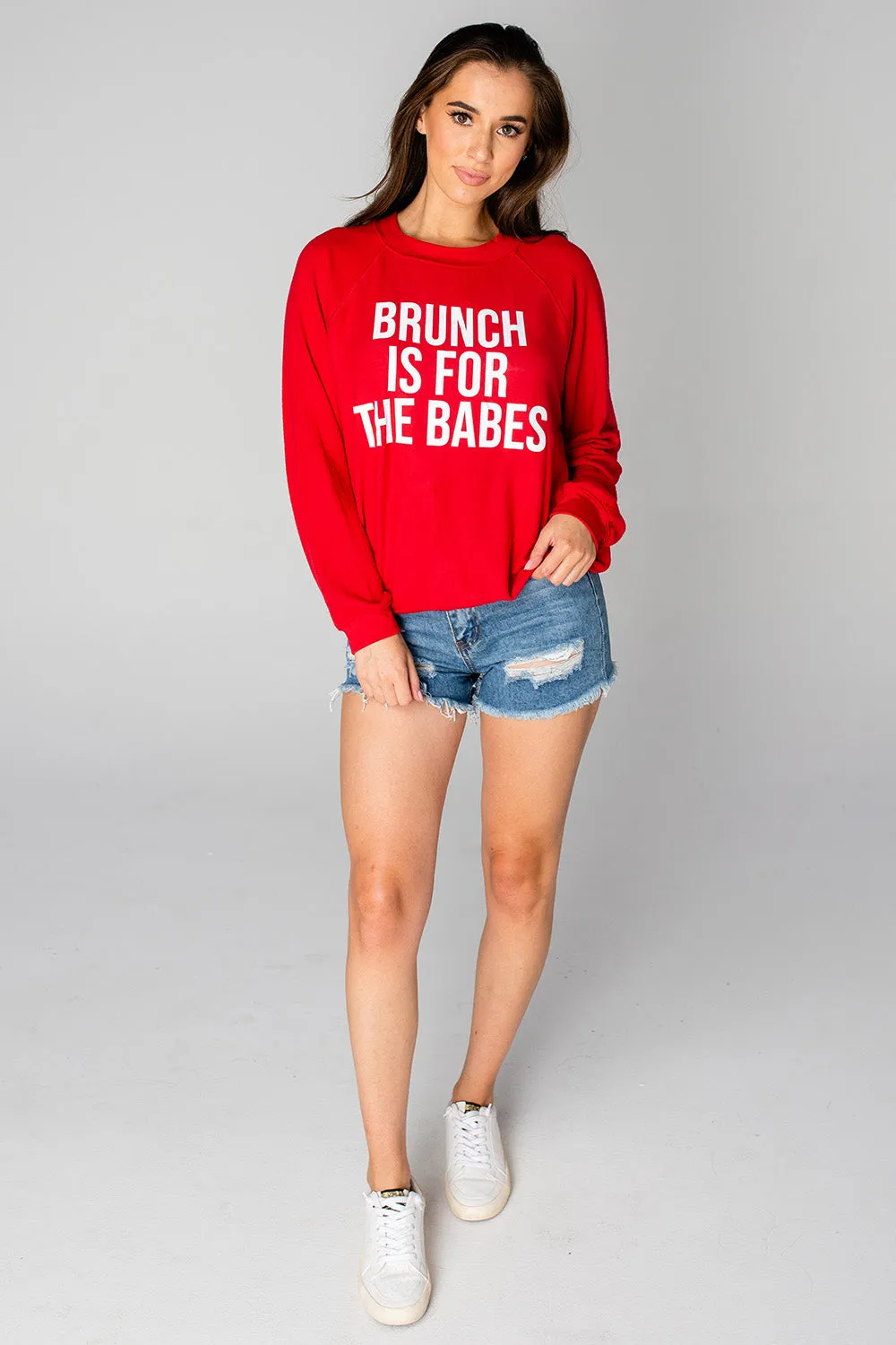 Gene Graphic Sweatshirt - Brunch is for the Babes sold by Buddy Love product image thumbnail 5