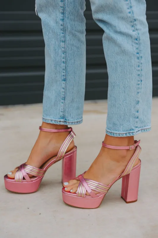 Eloisa Platform Heel - Pink sold by Buddy Love