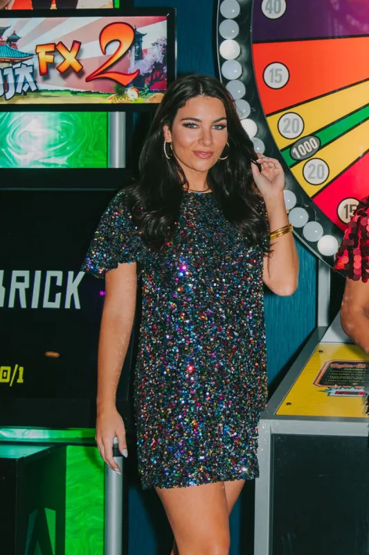 BuddyLove Elliot Sequin Short Dress - Nirvana sold by Buddy Love