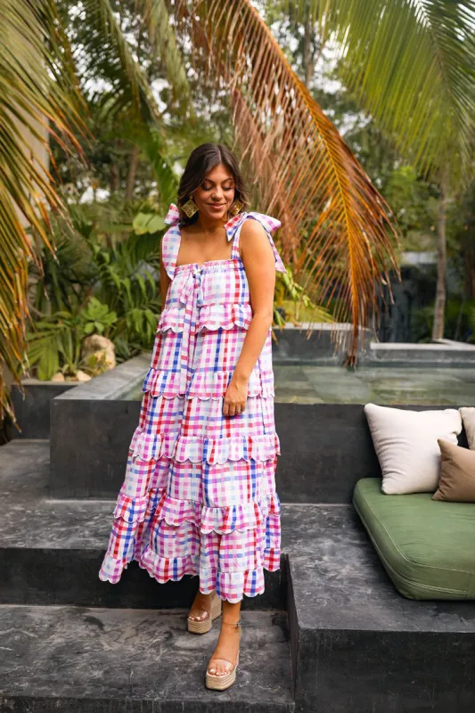 BuddyLove Landon Tie-Shoulder Maxi Dress - Catalina sold by Buddy Love