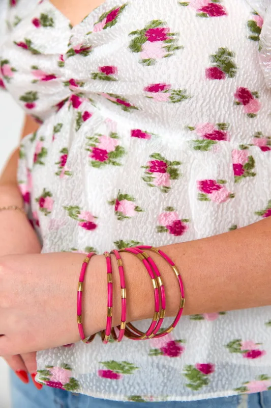 BuDha Girl Veda Bracelets - Pink sold by Buddy Love