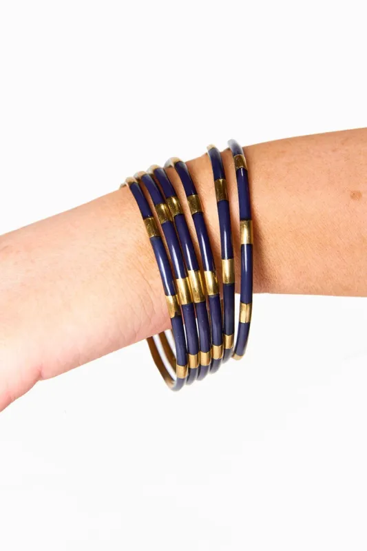 BuDha Girl Veda Bracelets - Navy Blue sold by Buddy Love