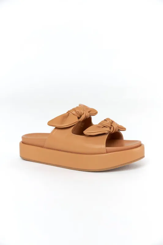 Kiki Bow Sandal - Camel made by Buddy Love