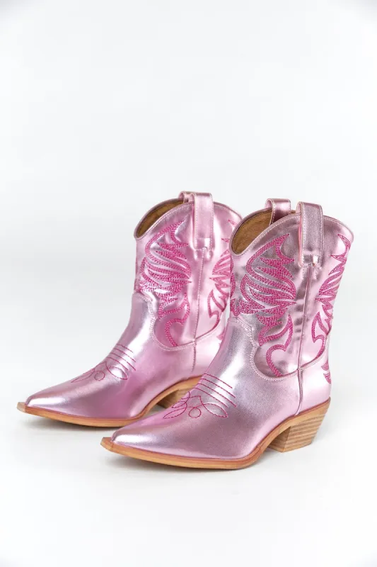 Zen Western Boot - Pink sold by Buddy Love