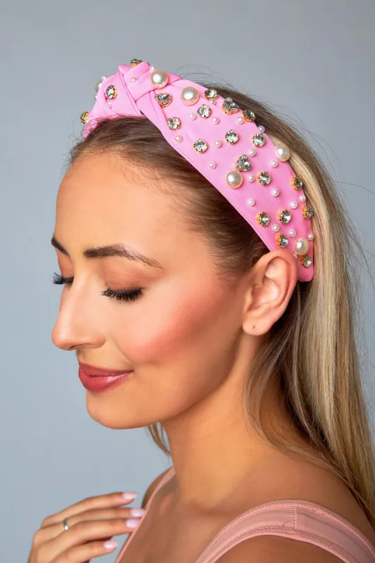 Charlotte Studded Headband - Bubblegum sold by Buddy Love
