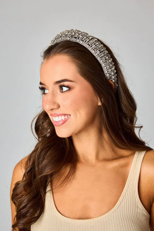 Isabelle Crystal Headband - Silver sold by Buddy Love
