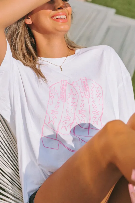 BuddyLove Marshall Oversized Graphic Tee - Lets Go Girls sold by Buddy Love