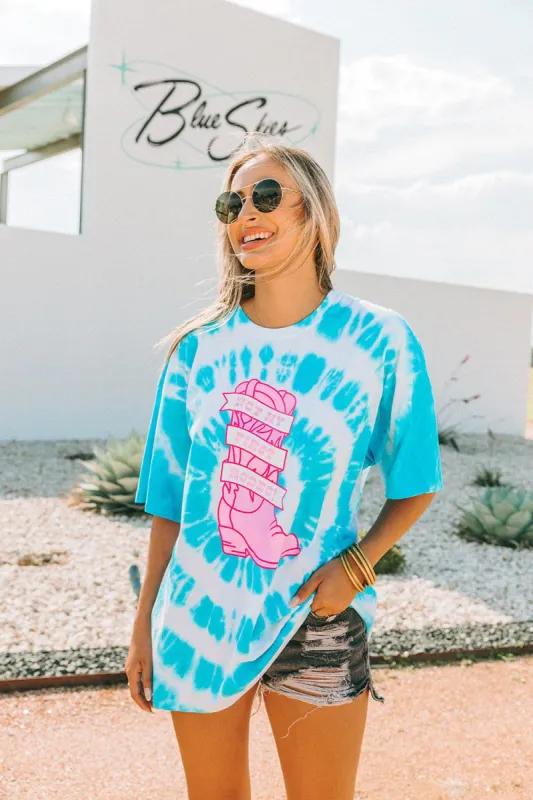 BuddyLove Cloud Oversized Tie-Dye Tee - Not My First Rodeo sold by Buddy Love